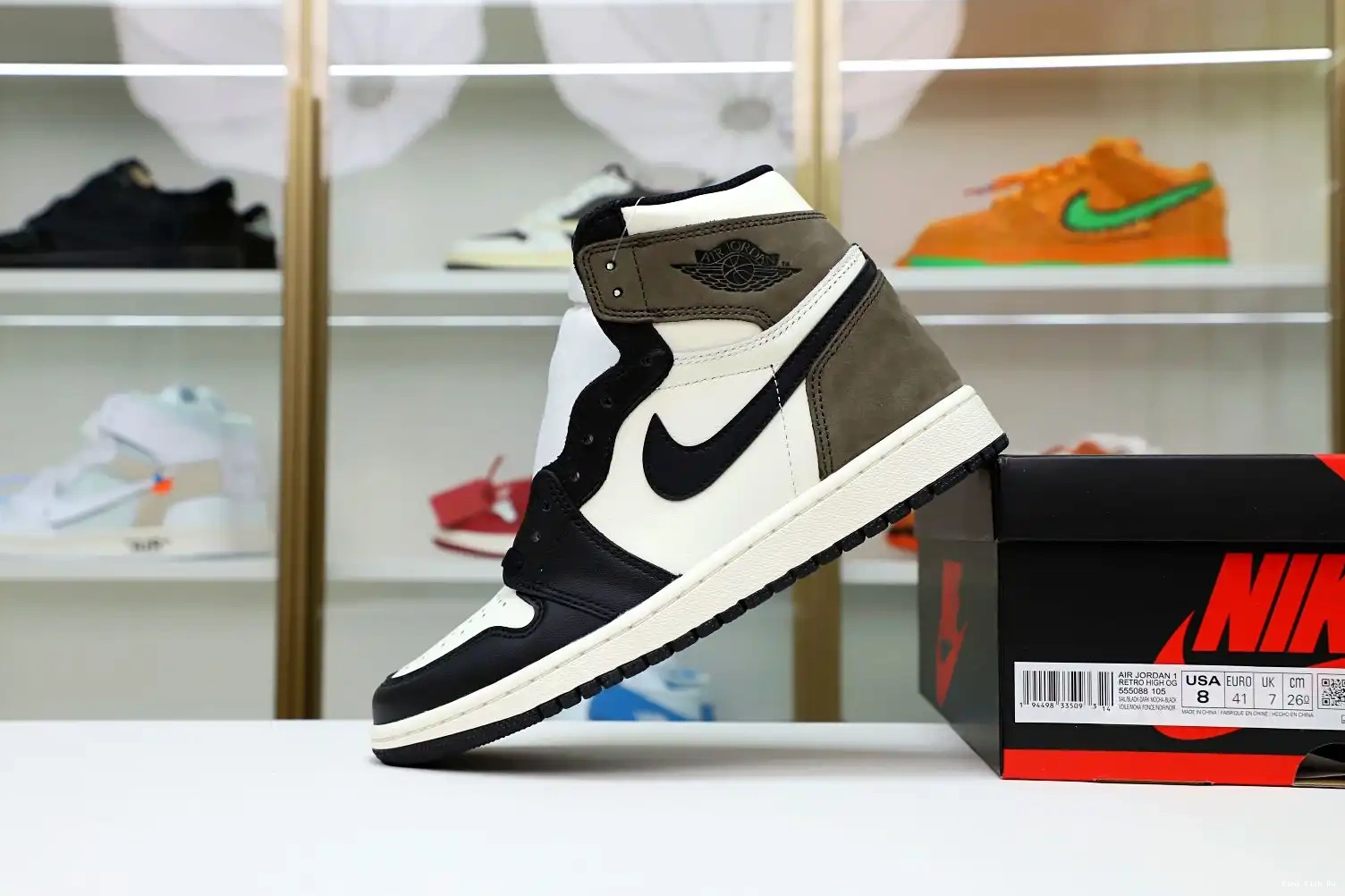 HIGH 1 JORDAN Kimikick MOCHA' OG AIR 'DARK RETRO 0713